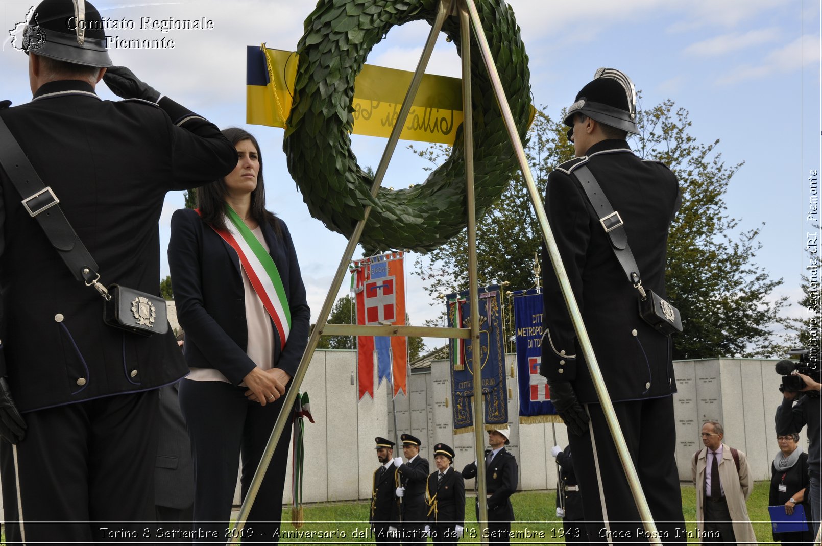 Torino 8 Settembre 2019 - Anniversario dell'Armistizio dell'8 Settembre 1943 - Croce Rossa Italiana