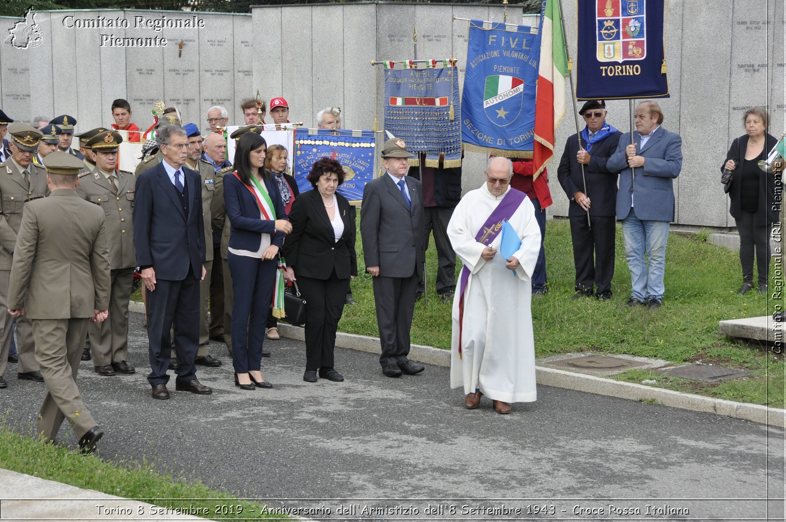 Torino 8 Settembre 2019 - Anniversario dell'Armistizio dell'8 Settembre 1943 - Croce Rossa Italiana