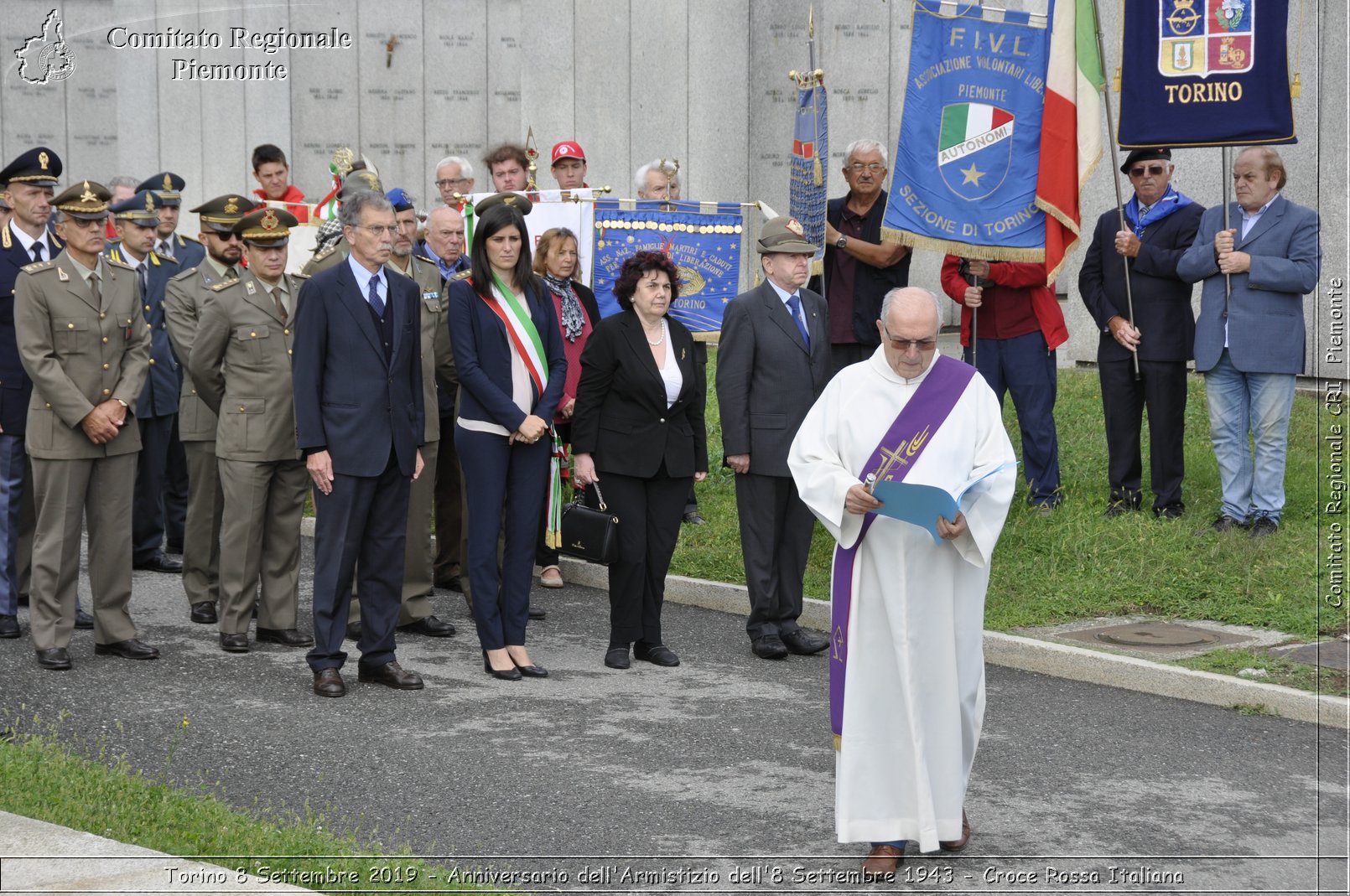 Torino 8 Settembre 2019 - Anniversario dell'Armistizio dell'8 Settembre 1943 - Croce Rossa Italiana