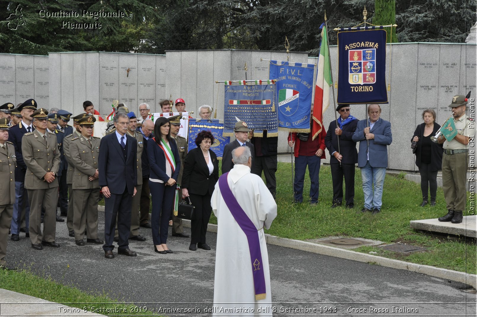 Torino 8 Settembre 2019 - Anniversario dell'Armistizio dell'8 Settembre 1943 - Croce Rossa Italiana