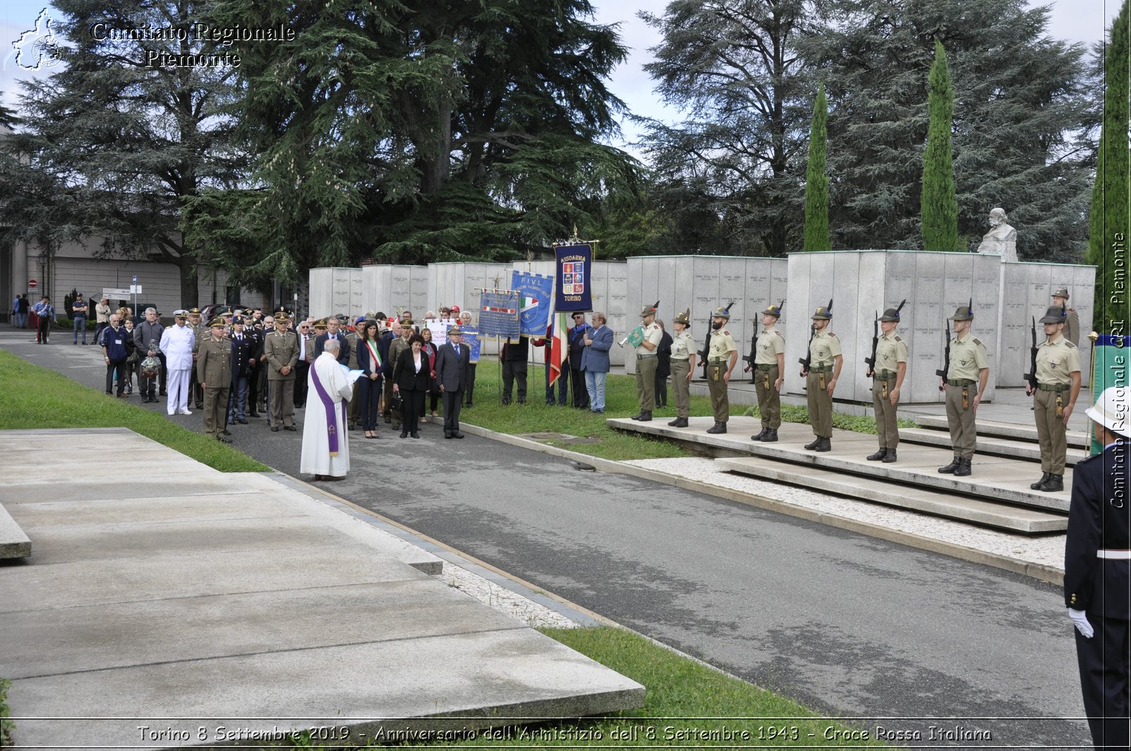 Torino 8 Settembre 2019 - Anniversario dell'Armistizio dell'8 Settembre 1943 - Croce Rossa Italiana