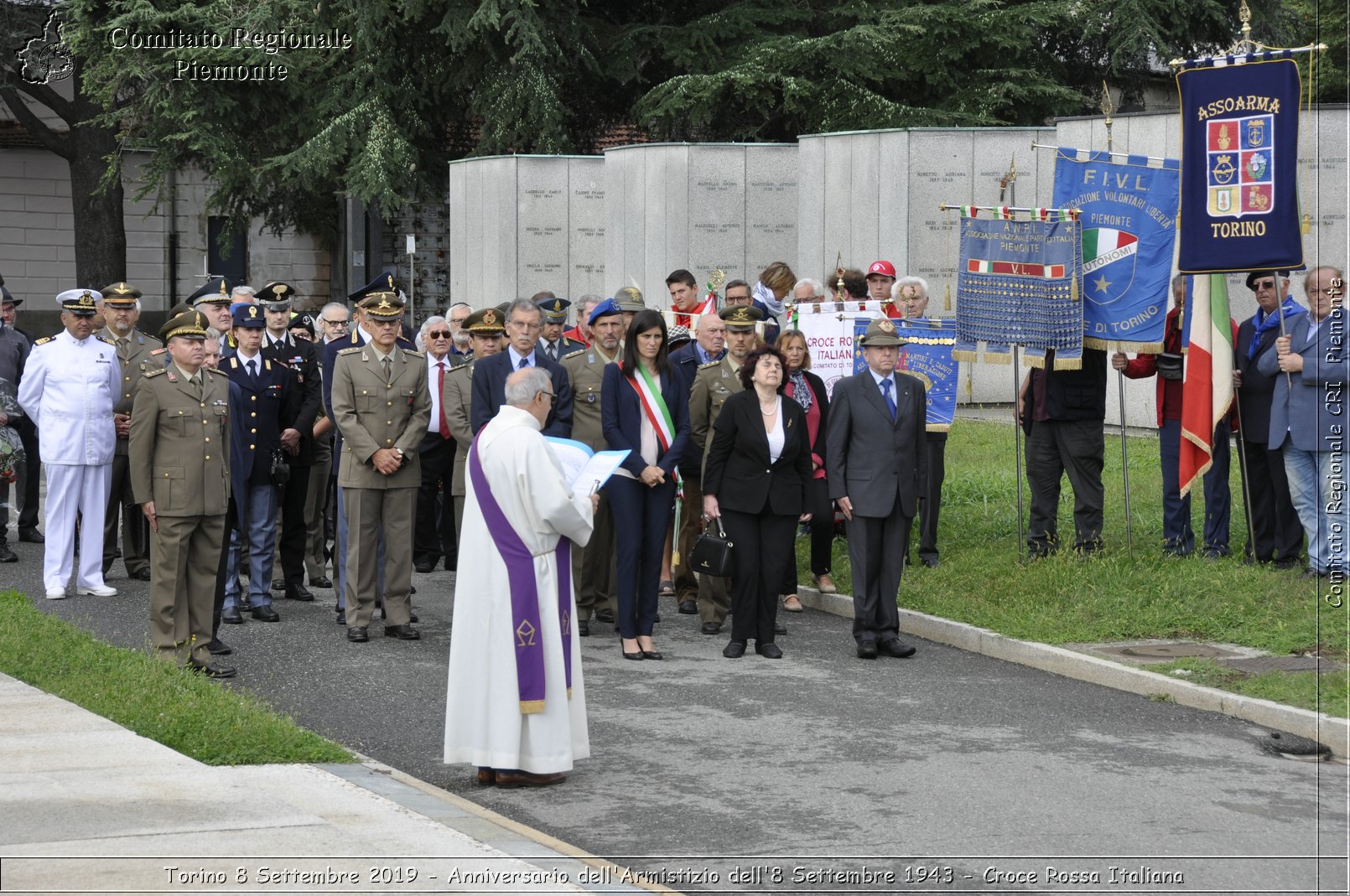 Torino 8 Settembre 2019 - Anniversario dell'Armistizio dell'8 Settembre 1943 - Croce Rossa Italiana