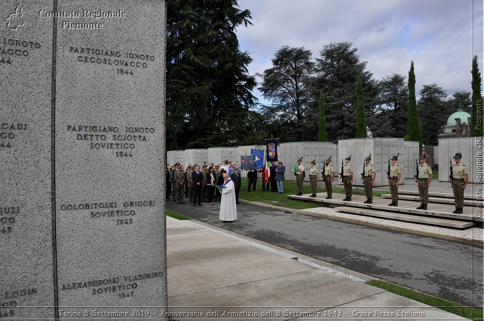 Torino 8 Settembre 2019 - Anniversario dell'Armistizio dell'8 Settembre 1943 - Croce Rossa Italiana