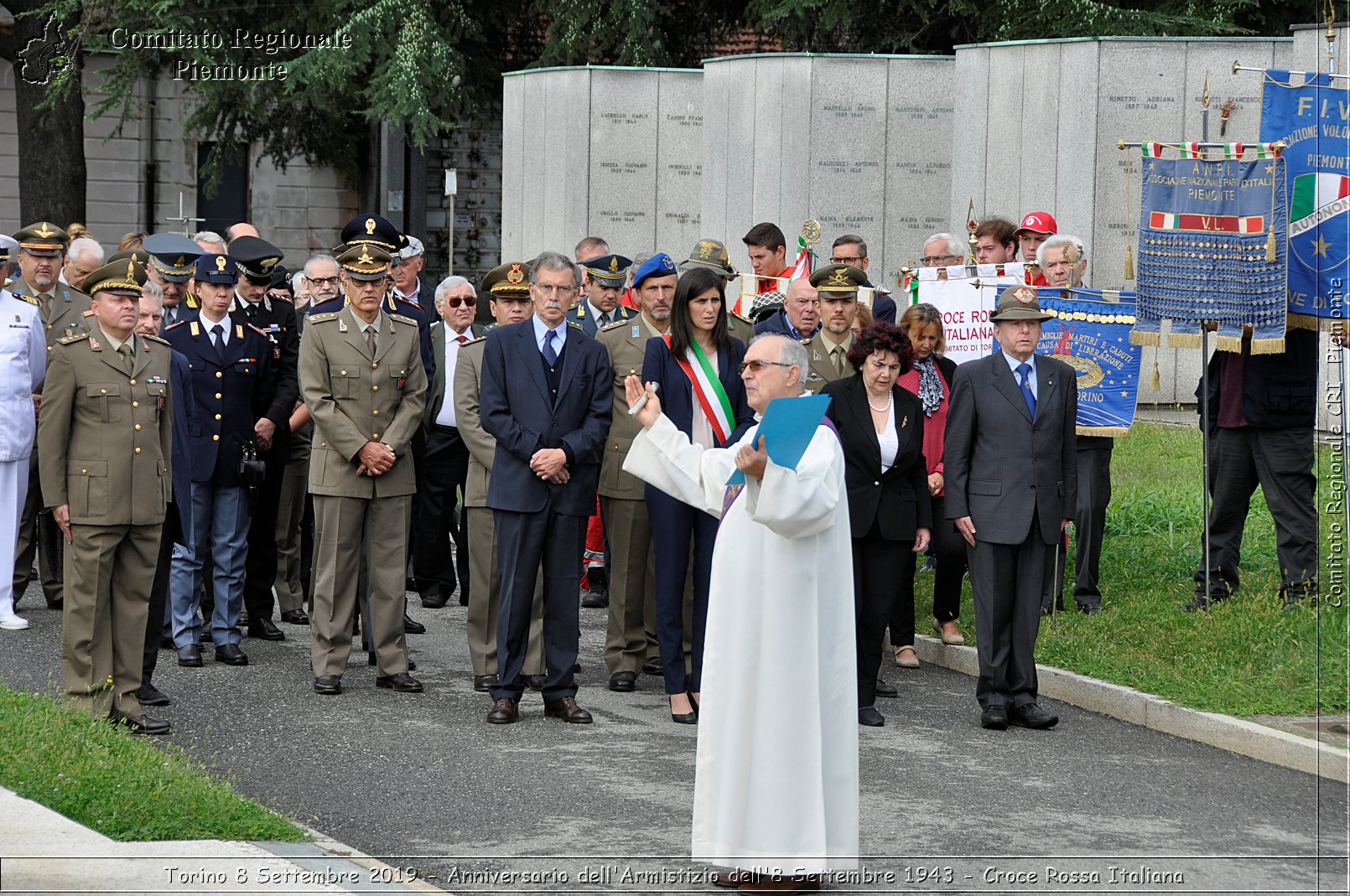 Torino 8 Settembre 2019 - Anniversario dell'Armistizio dell'8 Settembre 1943 - Croce Rossa Italiana