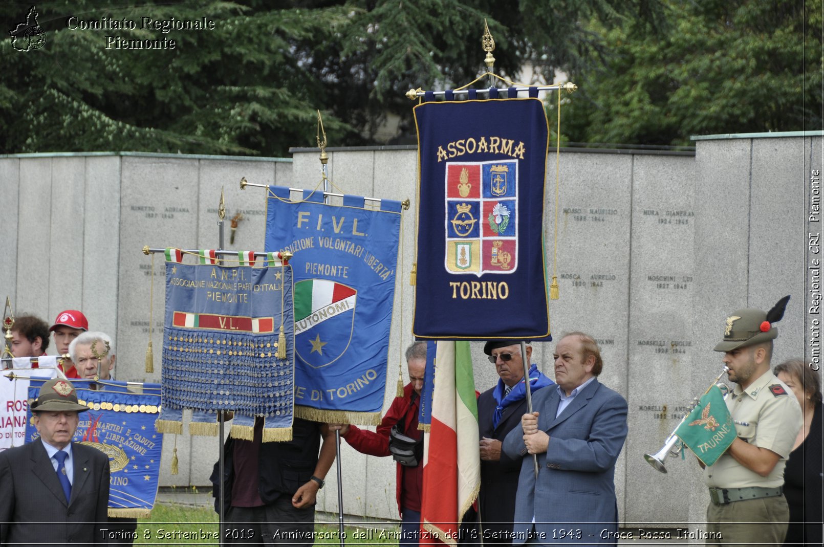 Torino 8 Settembre 2019 - Anniversario dell'Armistizio dell'8 Settembre 1943 - Croce Rossa Italiana