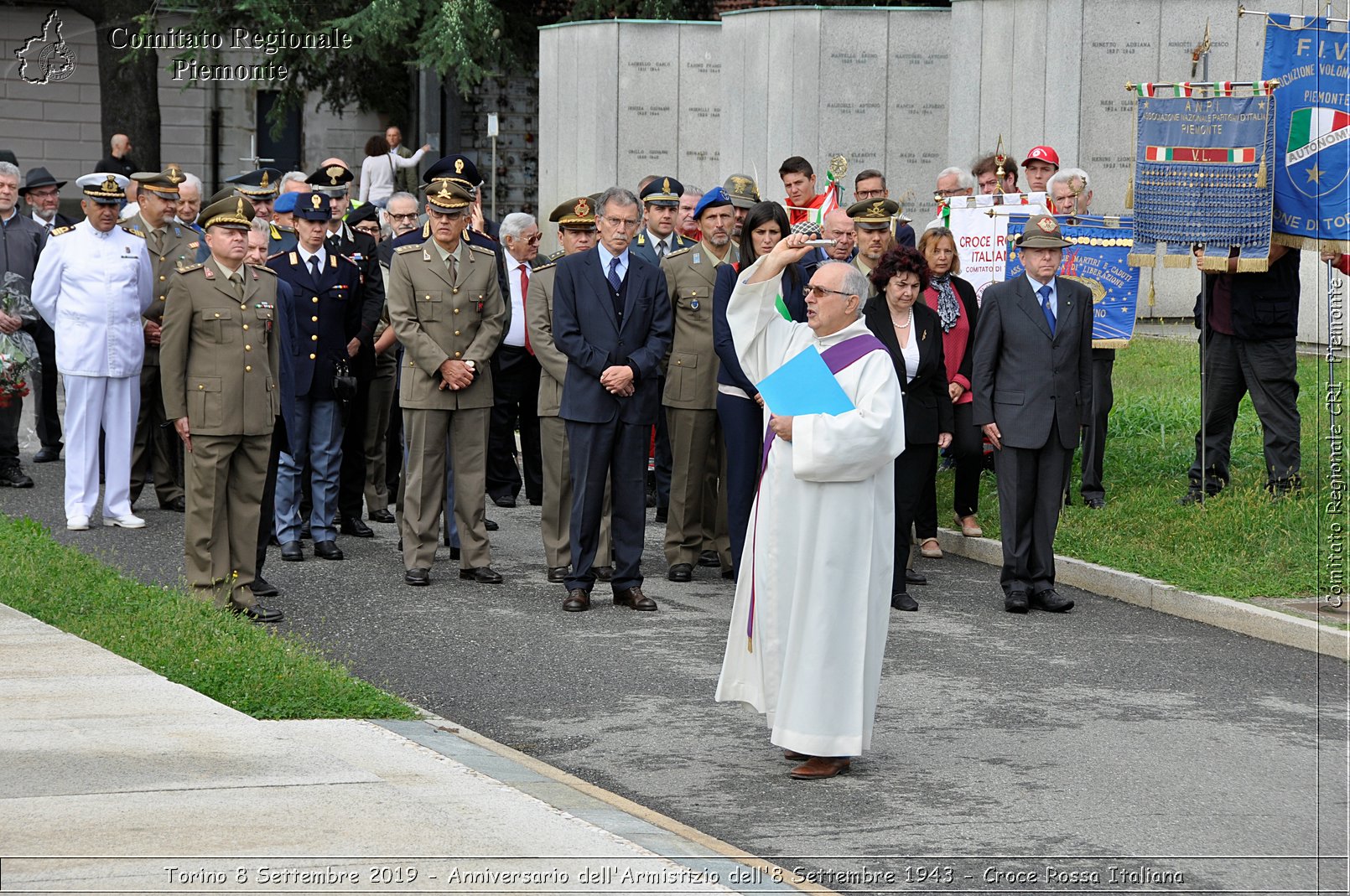 Torino 8 Settembre 2019 - Anniversario dell'Armistizio dell'8 Settembre 1943 - Croce Rossa Italiana