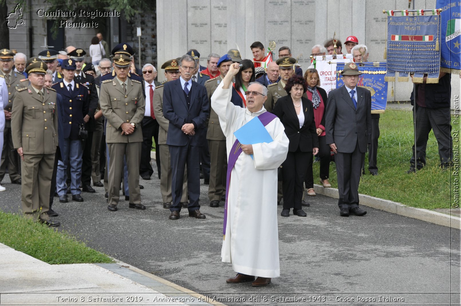 Torino 8 Settembre 2019 - Anniversario dell'Armistizio dell'8 Settembre 1943 - Croce Rossa Italiana