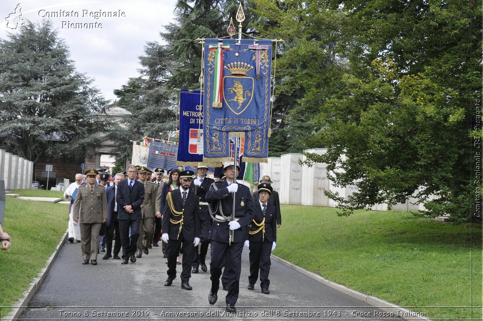 Torino 8 Settembre 2019 - Anniversario dell'Armistizio dell'8 Settembre 1943 - Croce Rossa Italiana