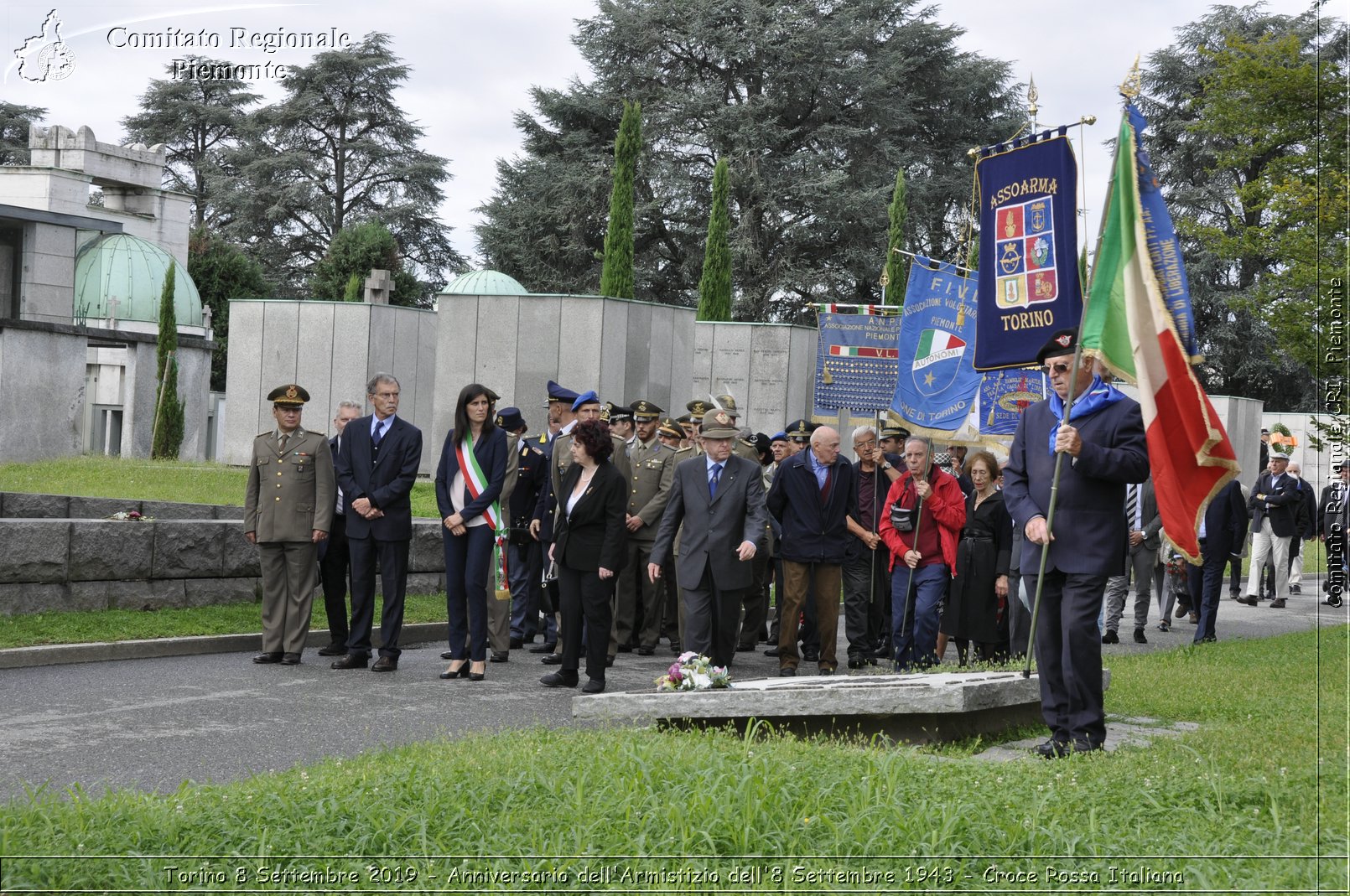 Torino 8 Settembre 2019 - Anniversario dell'Armistizio dell'8 Settembre 1943 - Croce Rossa Italiana