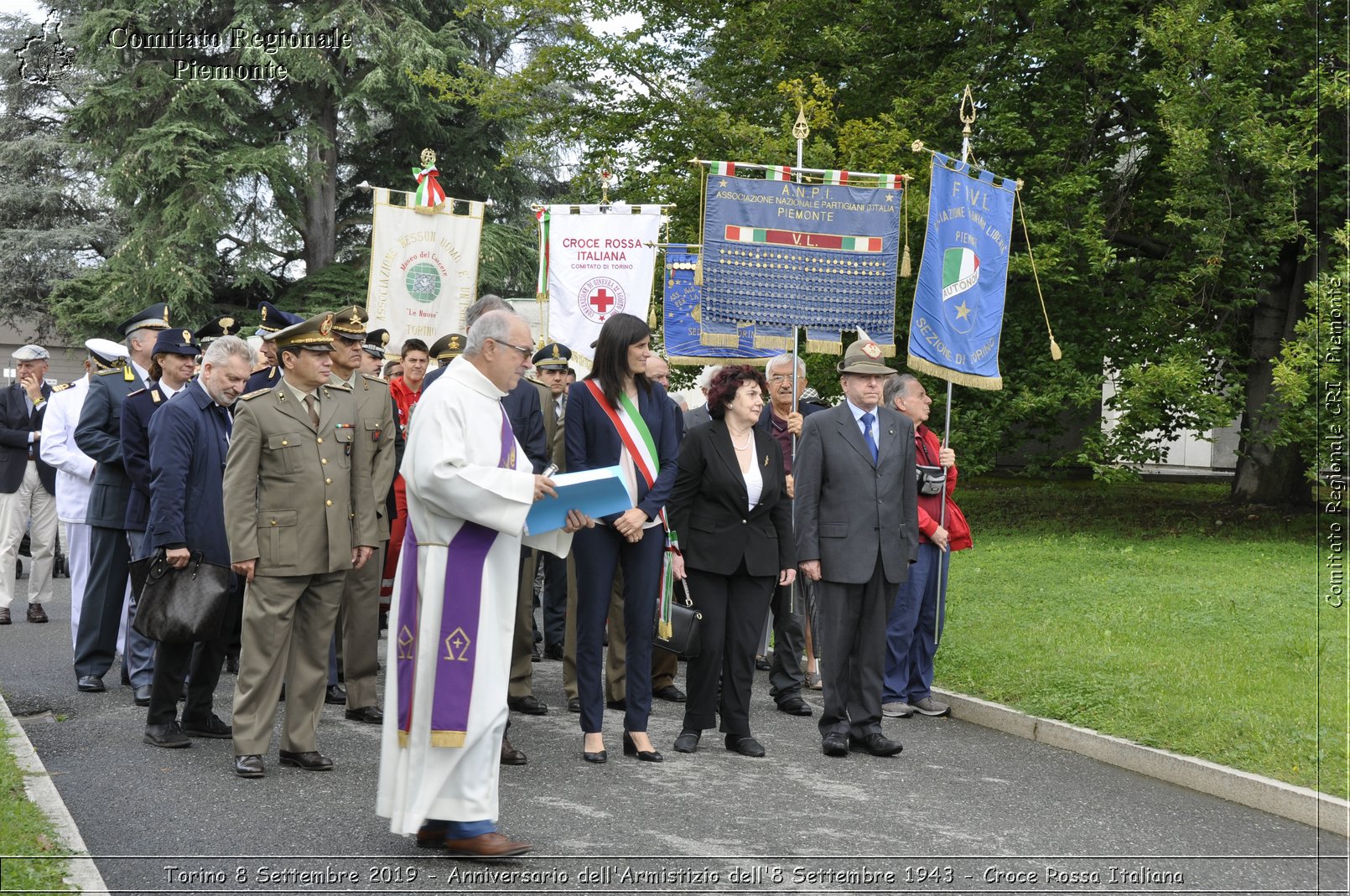 Torino 8 Settembre 2019 - Anniversario dell'Armistizio dell'8 Settembre 1943 - Croce Rossa Italiana