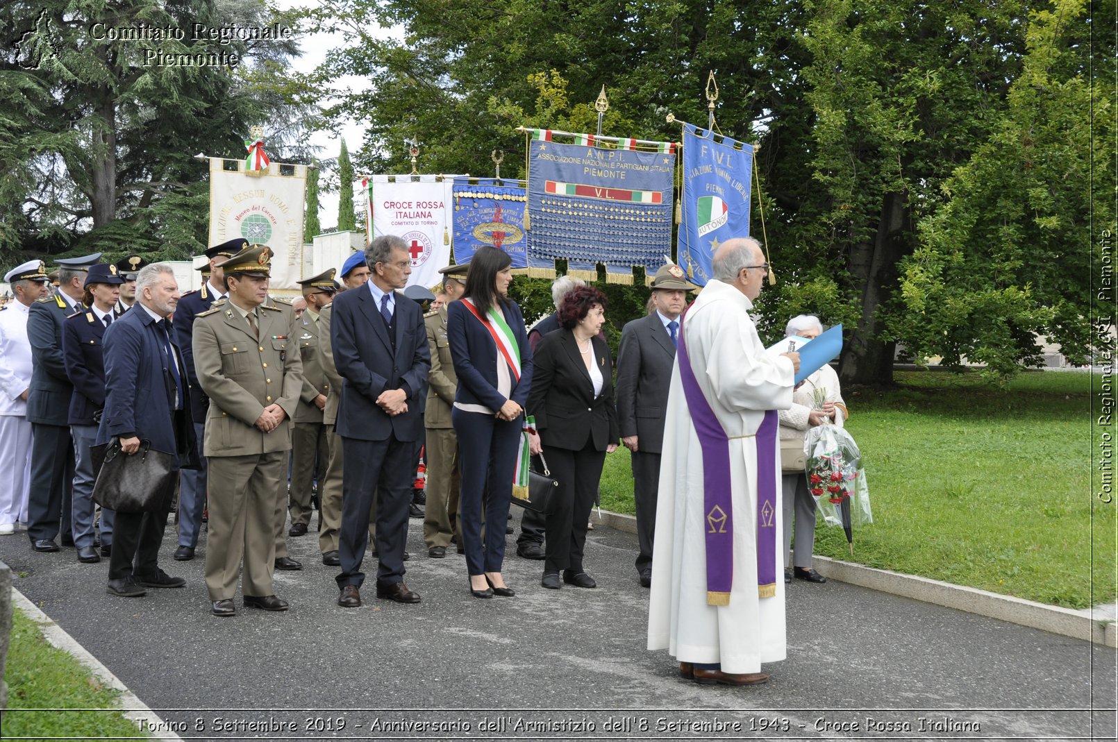 Torino 8 Settembre 2019 - Anniversario dell'Armistizio dell'8 Settembre 1943 - Croce Rossa Italiana