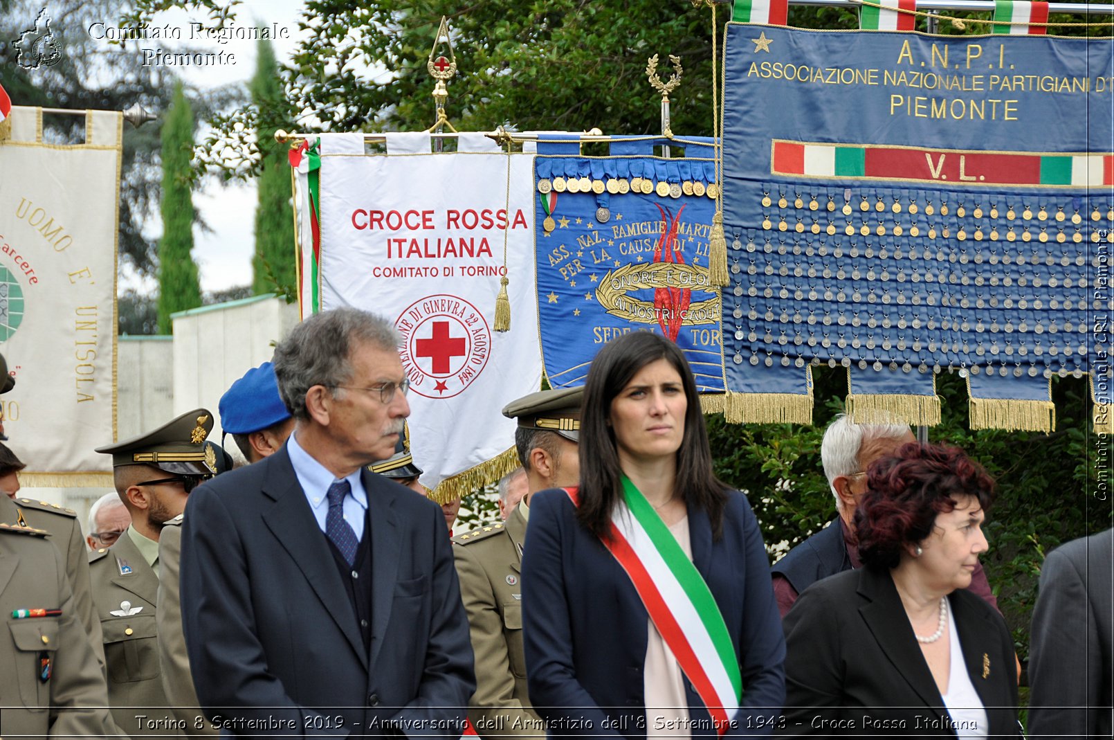 Torino 8 Settembre 2019 - Anniversario dell'Armistizio dell'8 Settembre 1943 - Croce Rossa Italiana