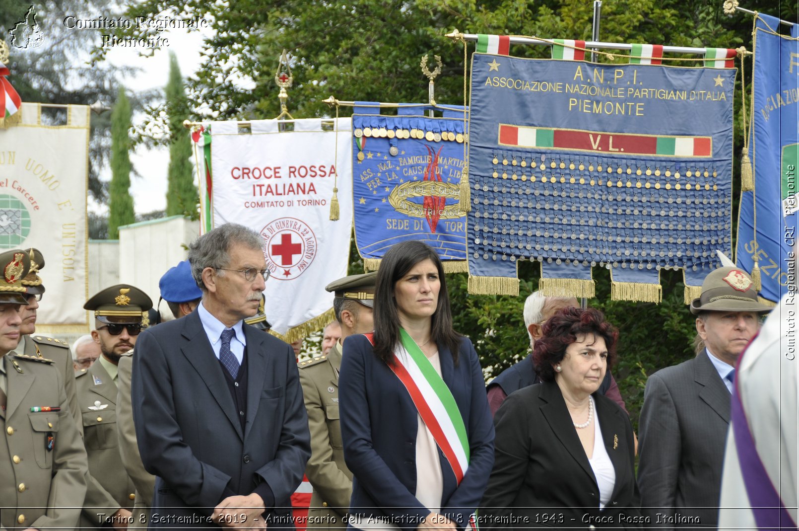 Torino 8 Settembre 2019 - Anniversario dell'Armistizio dell'8 Settembre 1943 - Croce Rossa Italiana