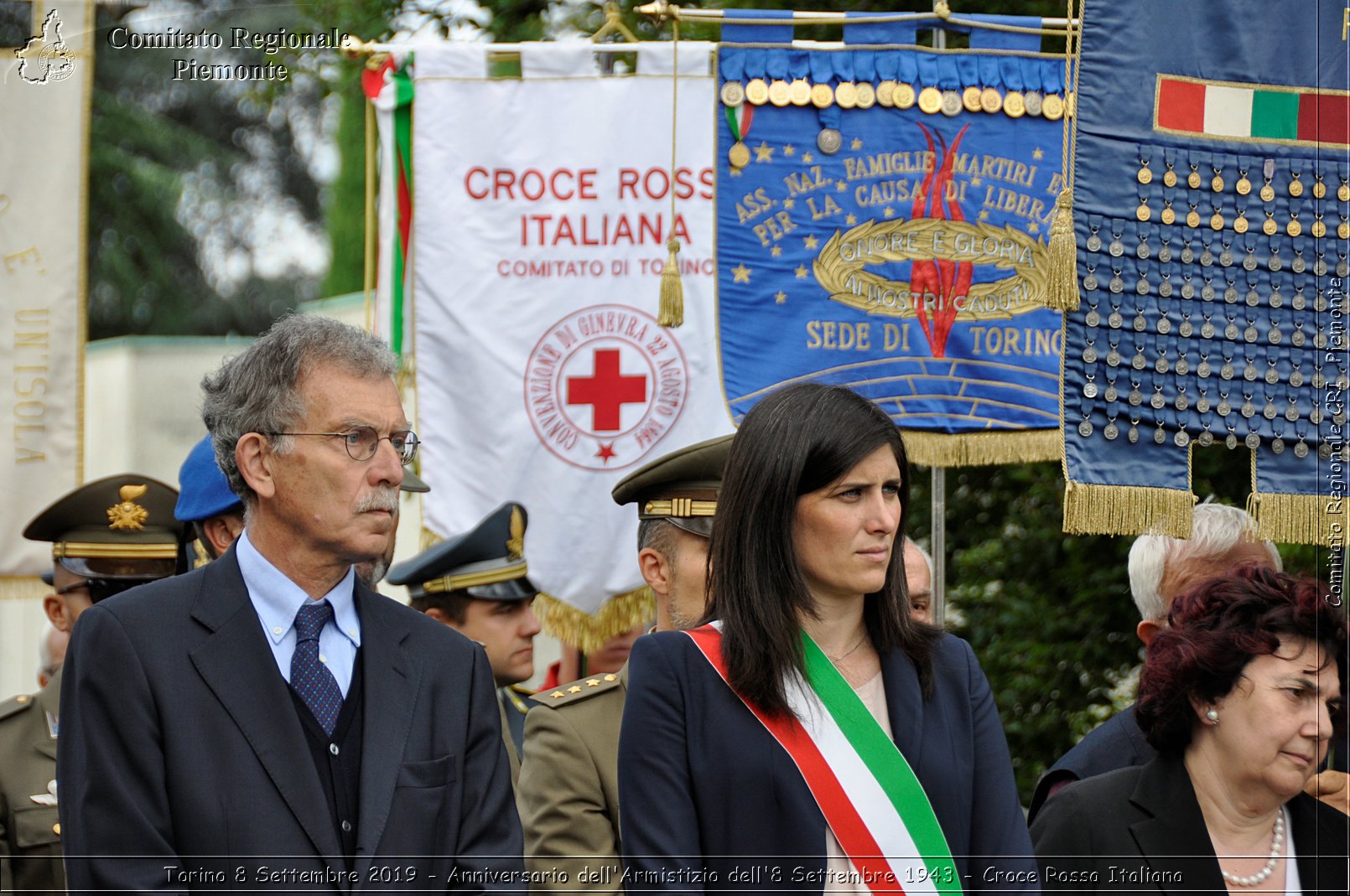 Torino 8 Settembre 2019 - Anniversario dell'Armistizio dell'8 Settembre 1943 - Croce Rossa Italiana