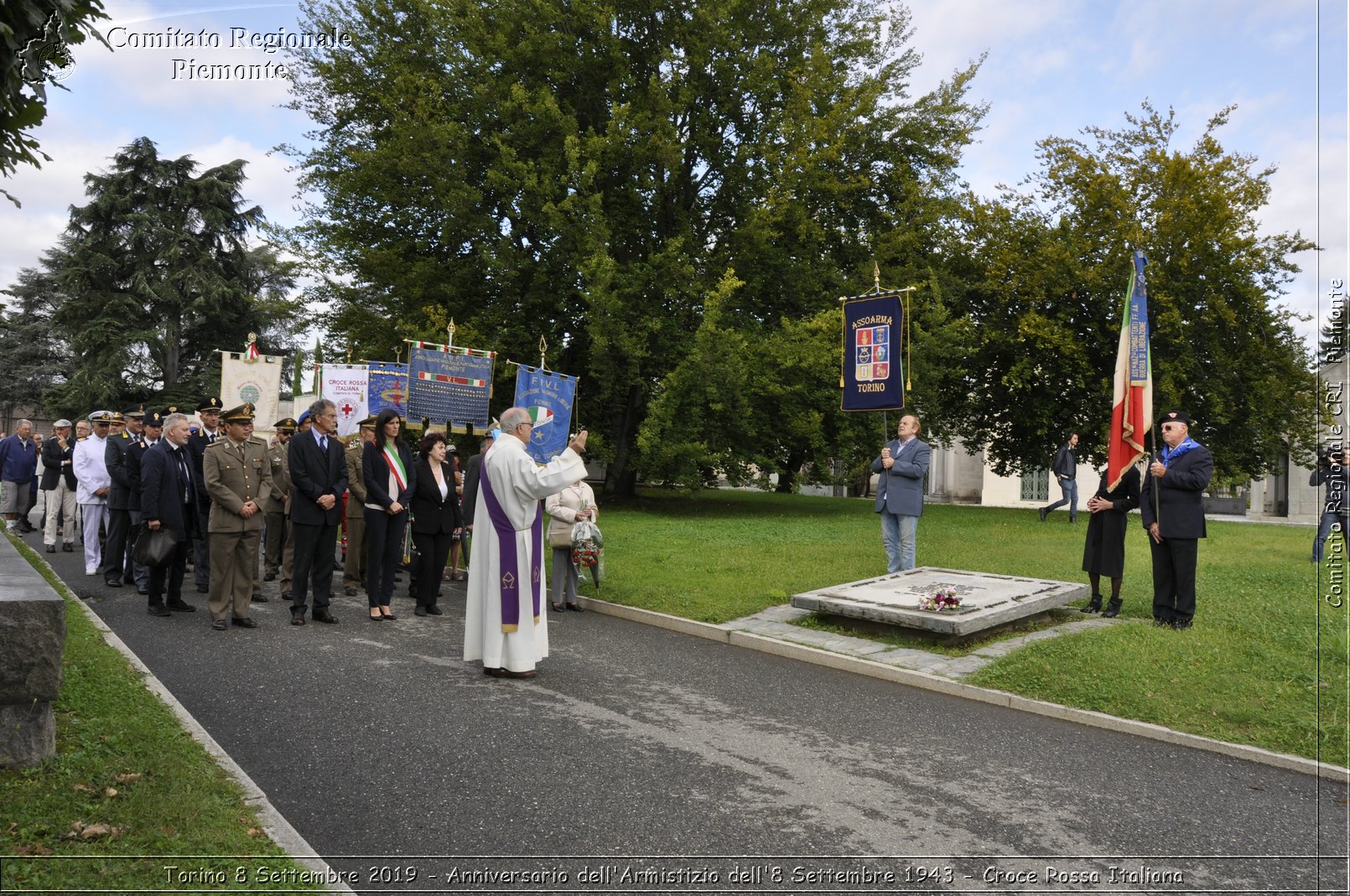 Torino 8 Settembre 2019 - Anniversario dell'Armistizio dell'8 Settembre 1943 - Croce Rossa Italiana