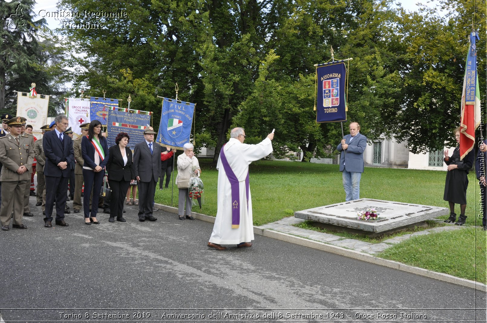 Torino 8 Settembre 2019 - Anniversario dell'Armistizio dell'8 Settembre 1943 - Croce Rossa Italiana