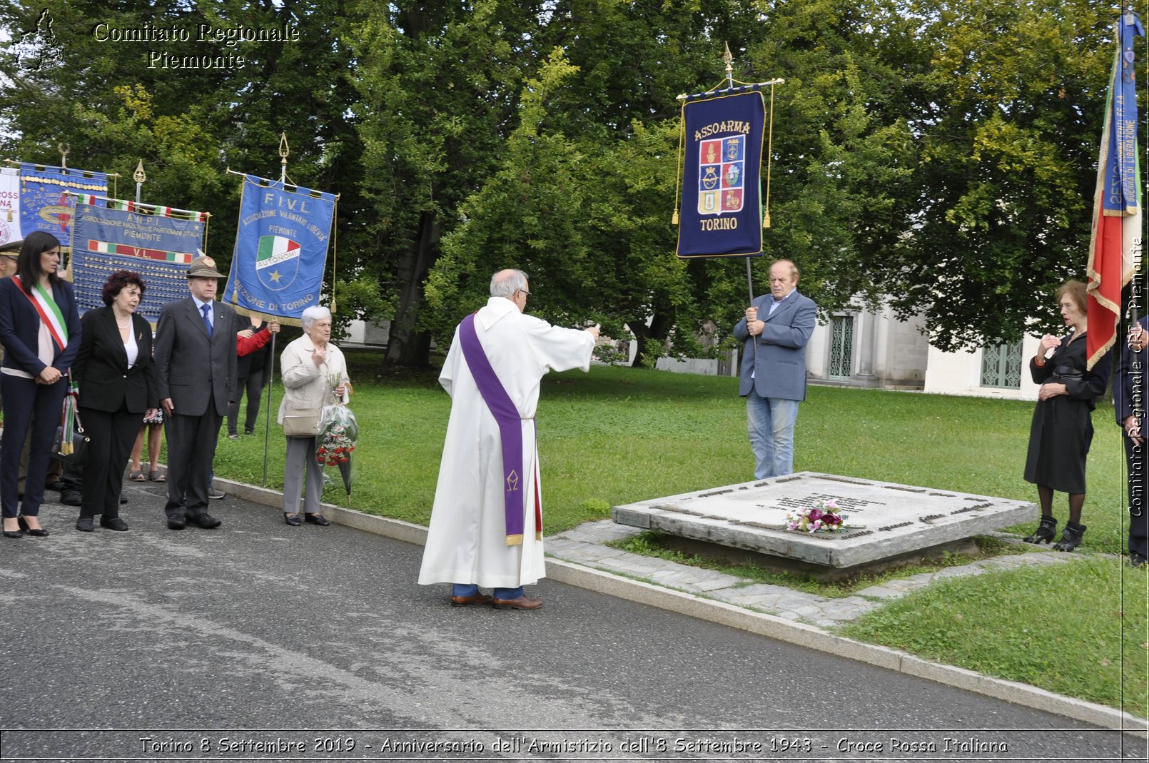 Torino 8 Settembre 2019 - Anniversario dell'Armistizio dell'8 Settembre 1943 - Croce Rossa Italiana