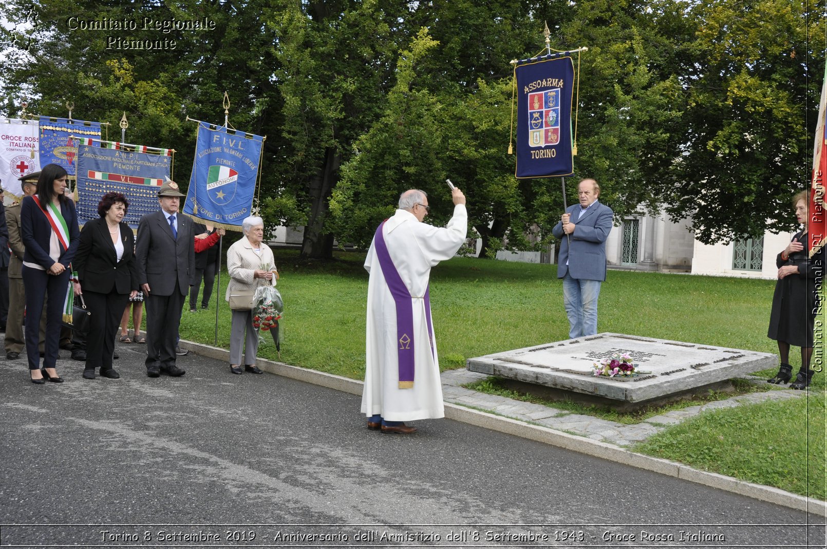 Torino 8 Settembre 2019 - Anniversario dell'Armistizio dell'8 Settembre 1943 - Croce Rossa Italiana