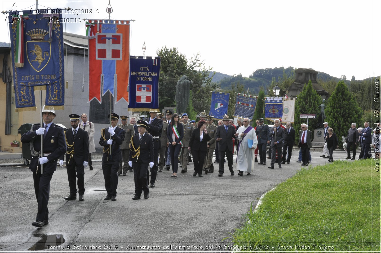 Torino 8 Settembre 2019 - Anniversario dell'Armistizio dell'8 Settembre 1943 - Croce Rossa Italiana