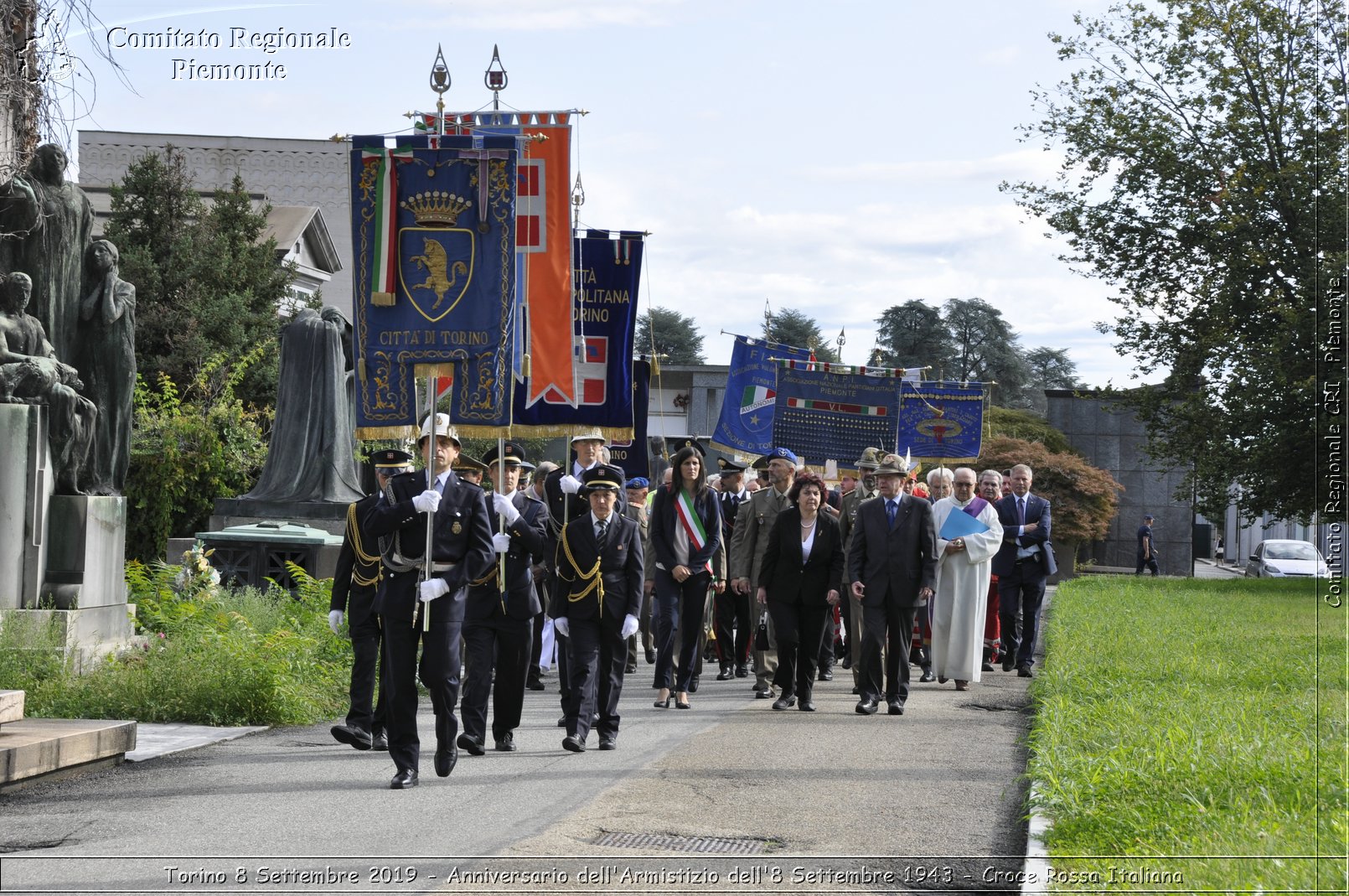 Torino 8 Settembre 2019 - Anniversario dell'Armistizio dell'8 Settembre 1943 - Croce Rossa Italiana