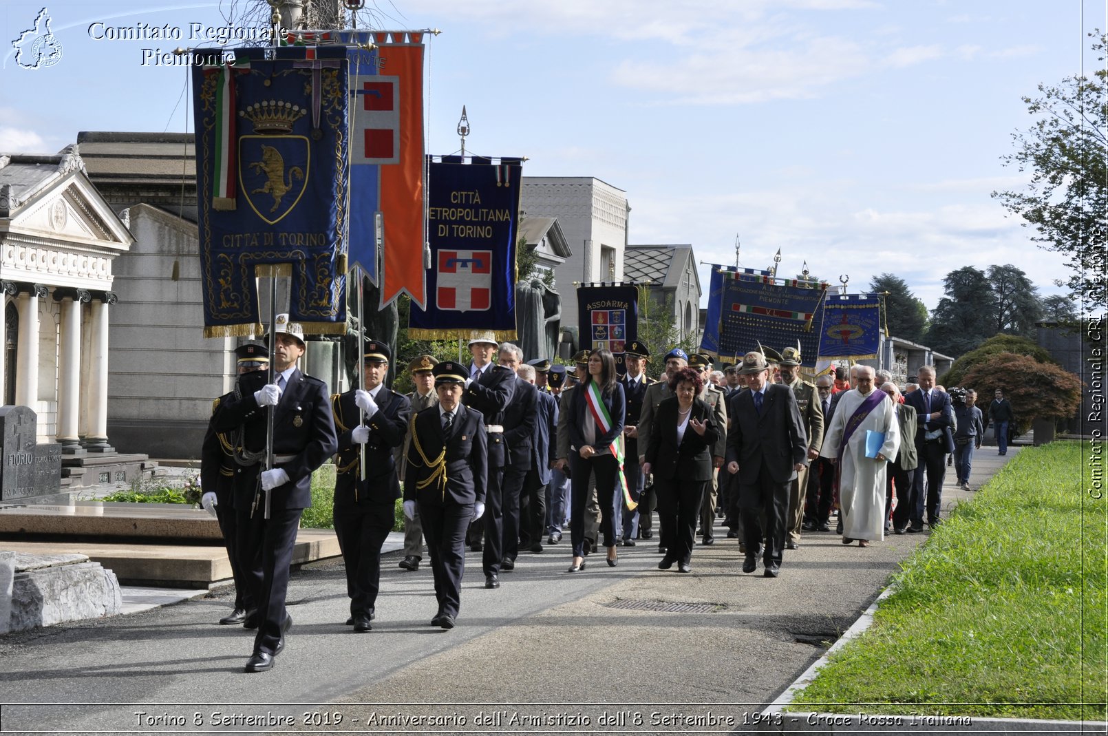 Torino 8 Settembre 2019 - Anniversario dell'Armistizio dell'8 Settembre 1943 - Croce Rossa Italiana