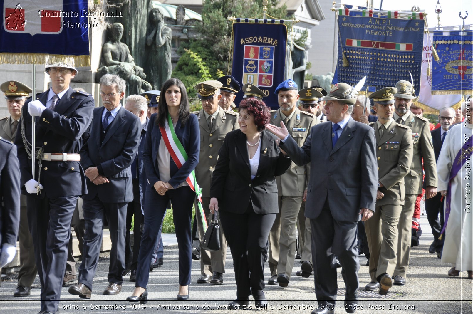 Torino 8 Settembre 2019 - Anniversario dell'Armistizio dell'8 Settembre 1943 - Croce Rossa Italiana