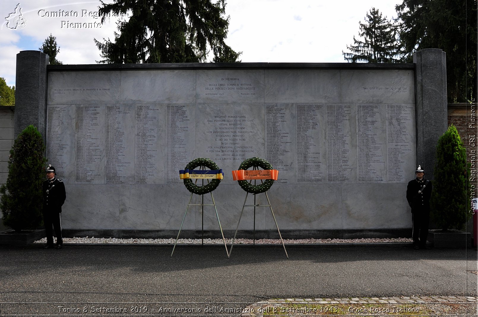 Torino 8 Settembre 2019 - Anniversario dell'Armistizio dell'8 Settembre 1943 - Croce Rossa Italiana