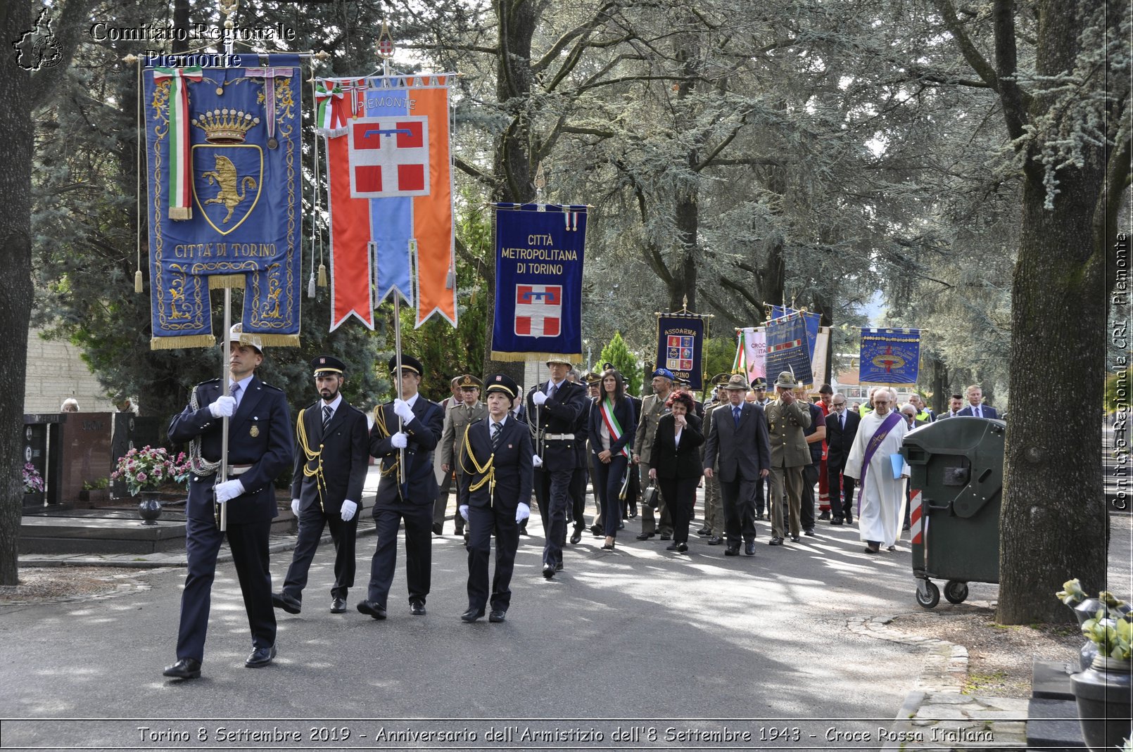 Torino 8 Settembre 2019 - Anniversario dell'Armistizio dell'8 Settembre 1943 - Croce Rossa Italiana