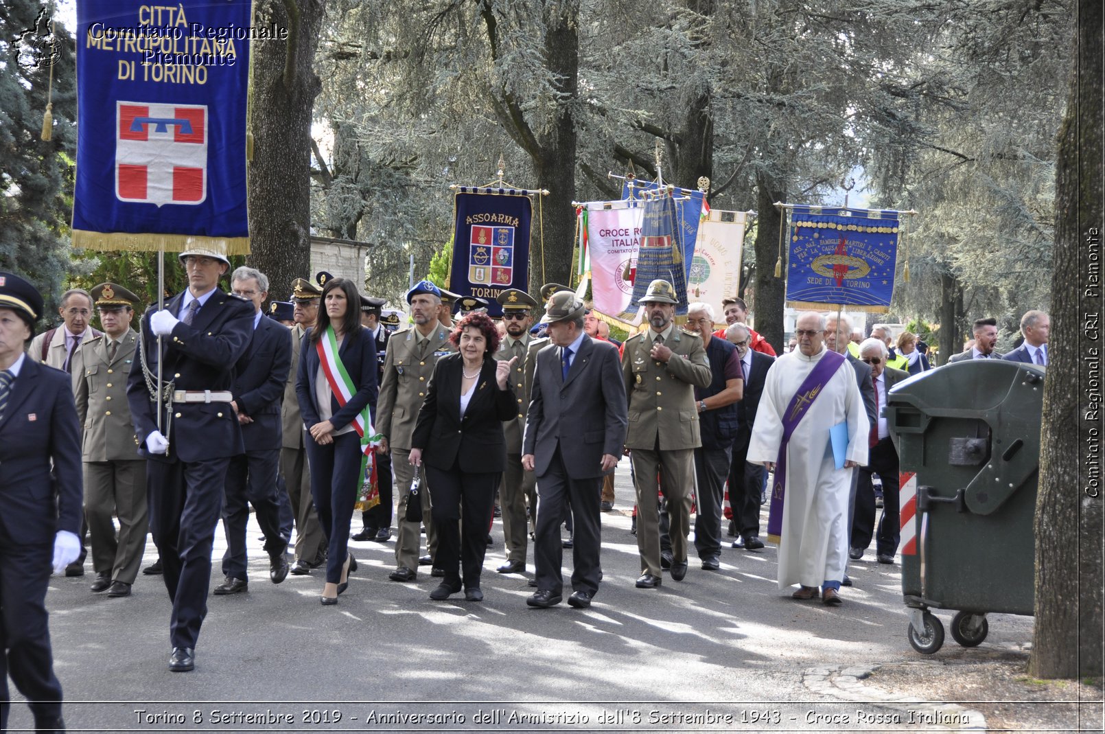 Torino 8 Settembre 2019 - Anniversario dell'Armistizio dell'8 Settembre 1943 - Croce Rossa Italiana