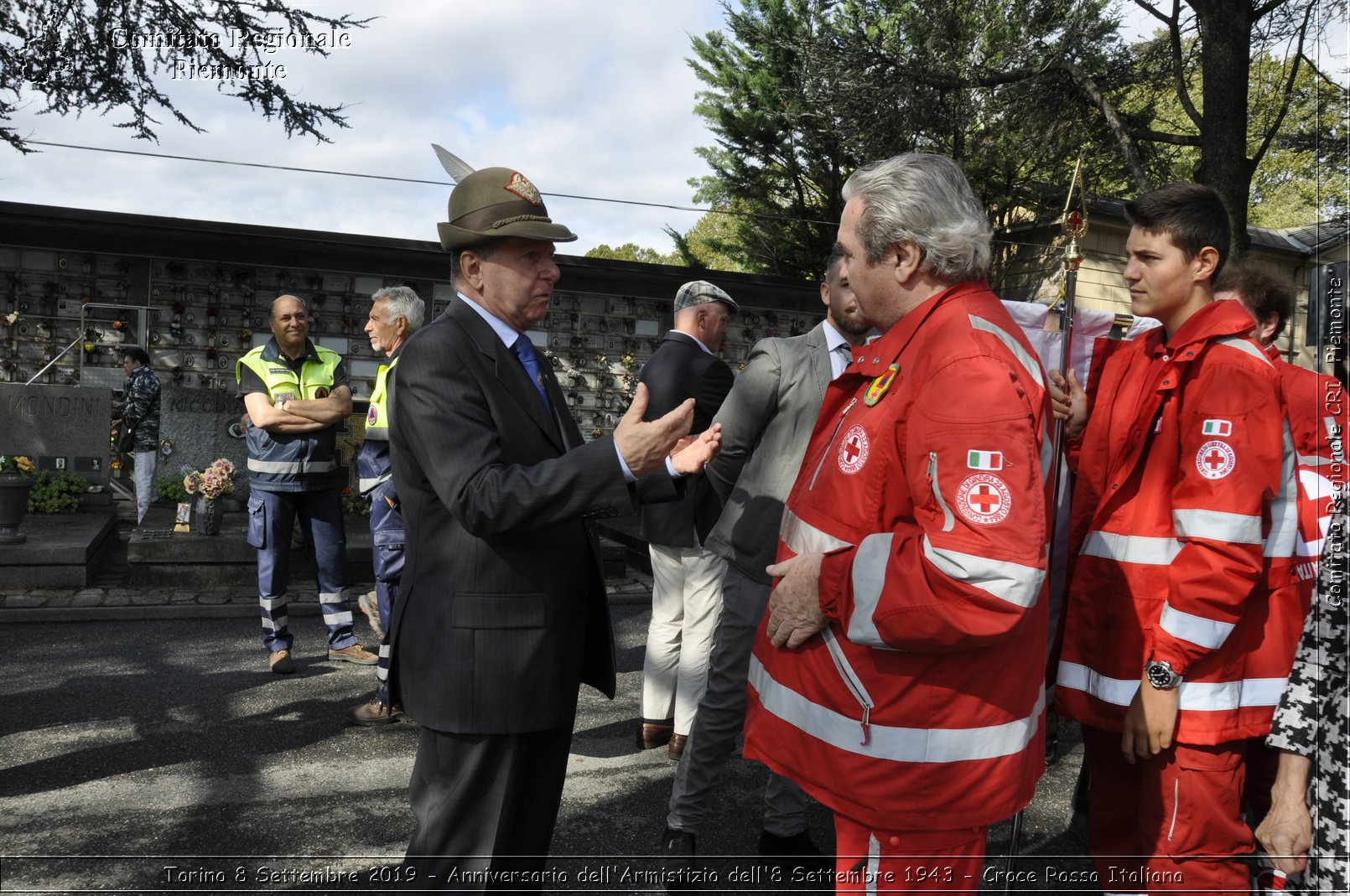 Torino 8 Settembre 2019 - Anniversario dell'Armistizio dell'8 Settembre 1943 - Croce Rossa Italiana