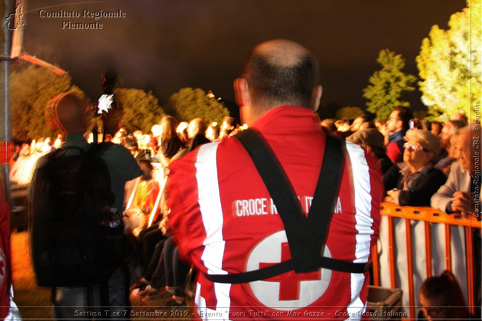 Settimo T.se 7 Settembre 2019 - Evento "Fuori Tutti" con Max Gazz - Croce Rossa Italiana