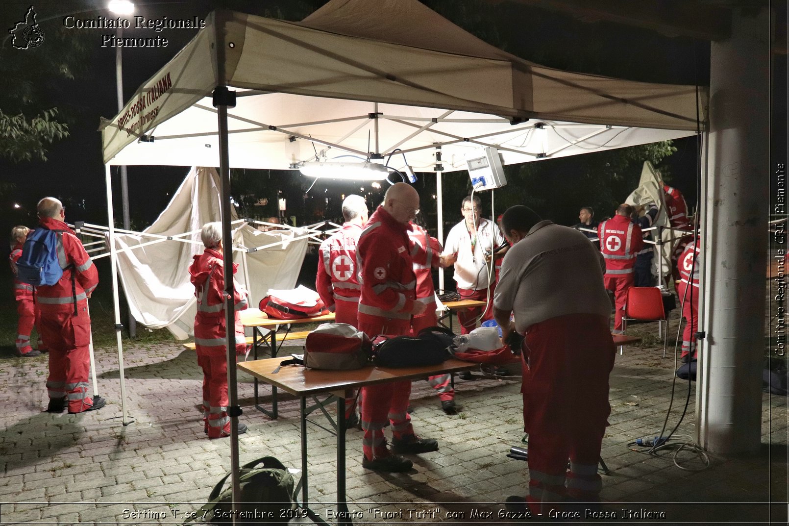 Settimo T.se 7 Settembre 2019 - Evento "Fuori Tutti" con Max Gazz - Croce Rossa Italiana