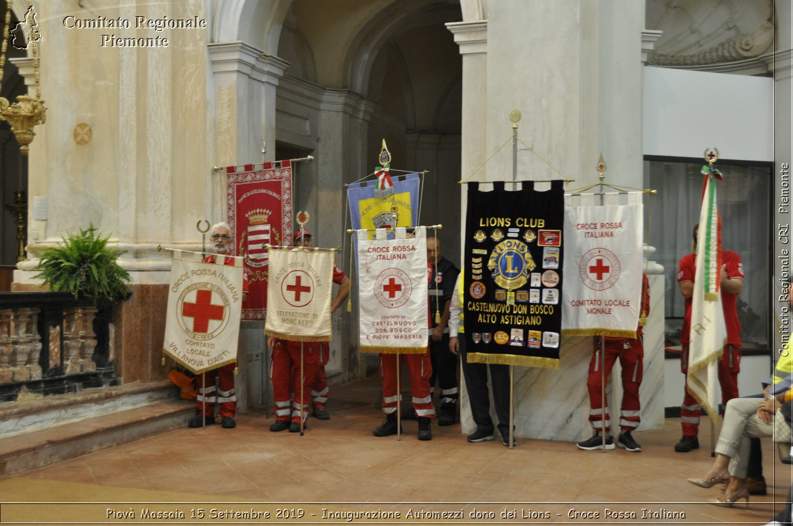 Piov Massaia 15 Settembre 2019 - Inaugurazione Automezzi dono dei Lions - Croce Rossa Italiana