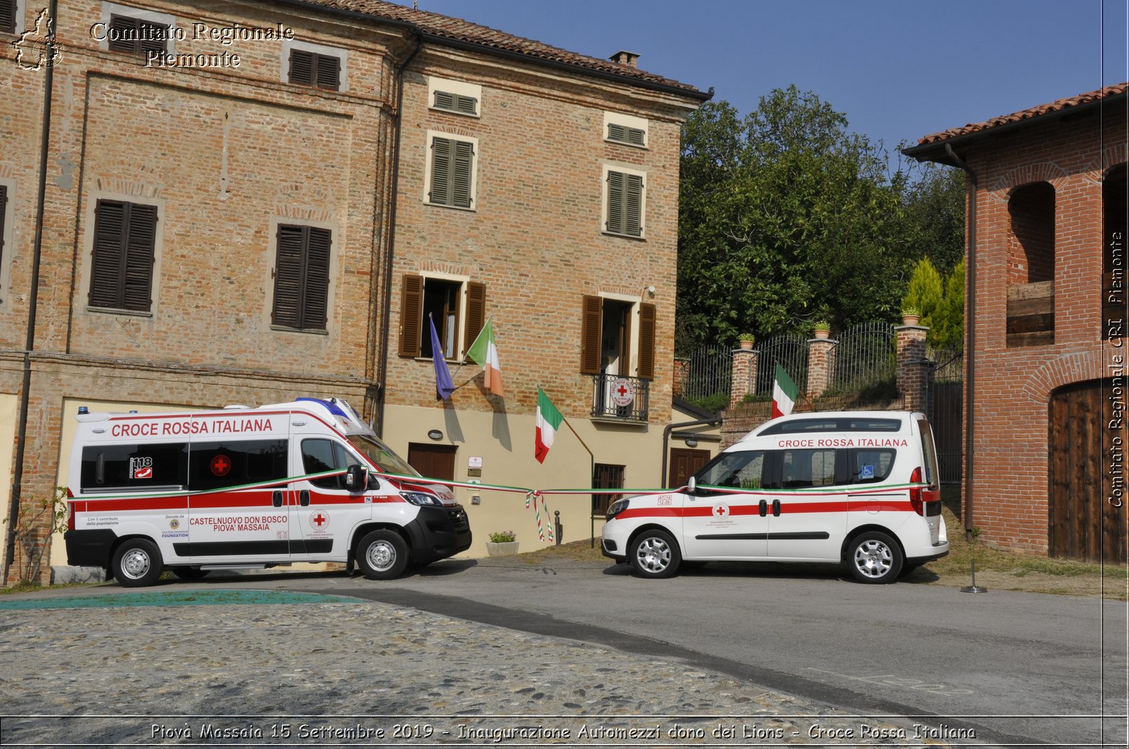 Piov Massaia 15 Settembre 2019 - Inaugurazione Automezzi dono dei Lions - Croce Rossa Italiana