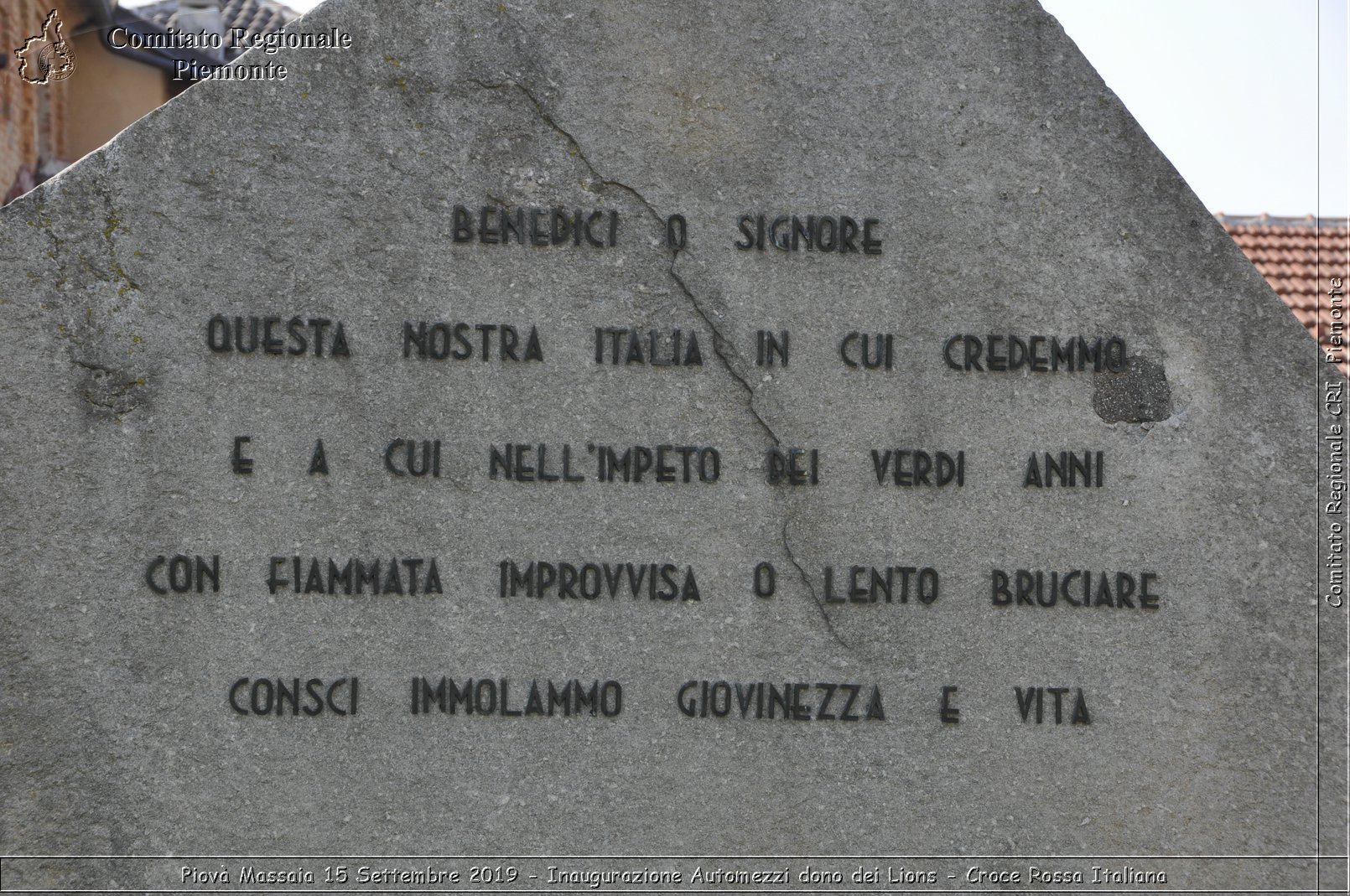 Piov Massaia 15 Settembre 2019 - Inaugurazione Automezzi dono dei Lions - Croce Rossa Italiana