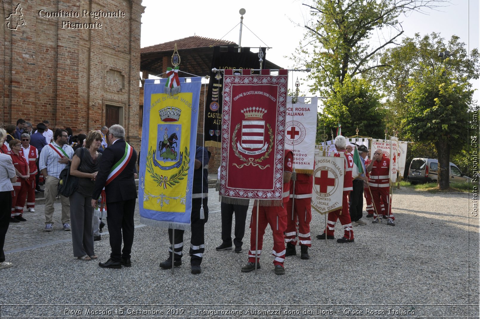 Piov Massaia 15 Settembre 2019 - Inaugurazione Automezzi dono dei Lions - Croce Rossa Italiana