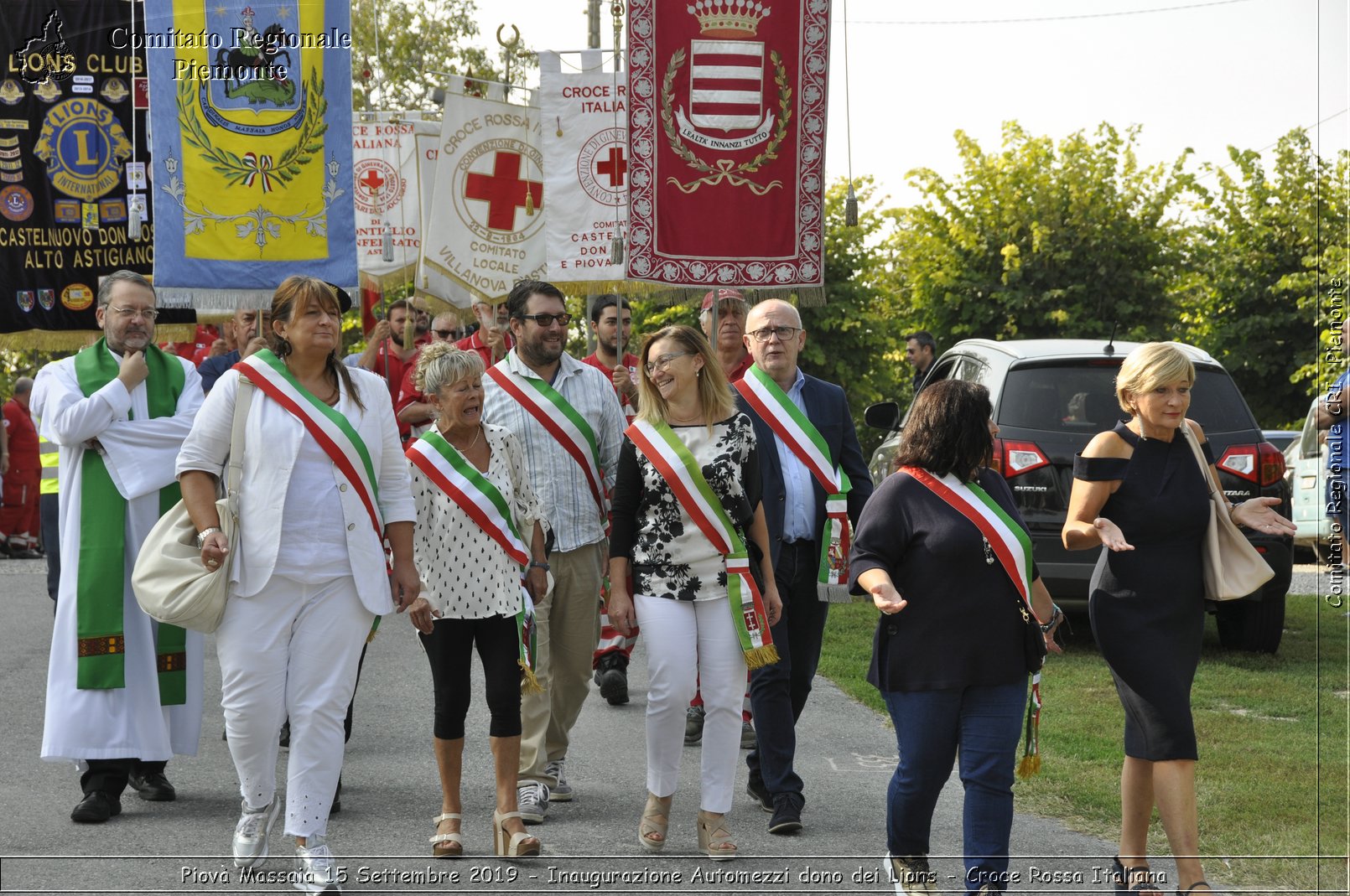 Piov Massaia 15 Settembre 2019 - Inaugurazione Automezzi dono dei Lions - Croce Rossa Italiana