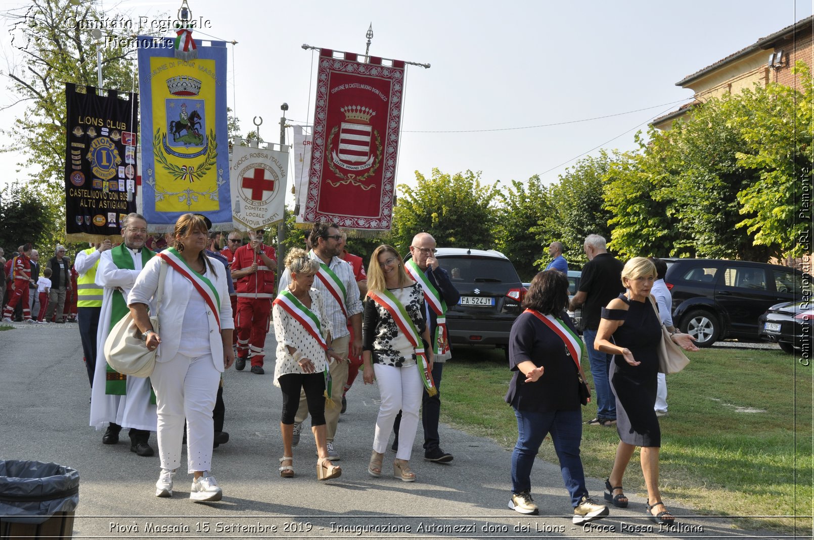 Piov Massaia 15 Settembre 2019 - Inaugurazione Automezzi dono dei Lions - Croce Rossa Italiana