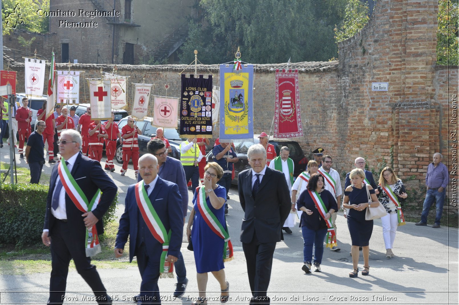 Piov Massaia 15 Settembre 2019 - Inaugurazione Automezzi dono dei Lions - Croce Rossa Italiana