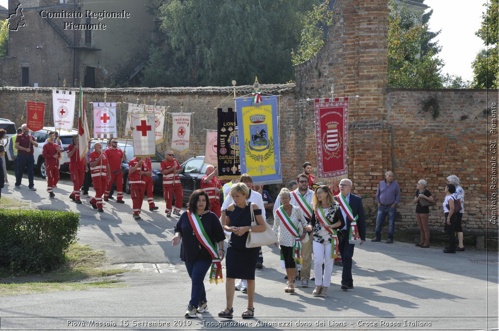 Piov Massaia 15 Settembre 2019 - Inaugurazione Automezzi dono dei Lions - Croce Rossa Italiana