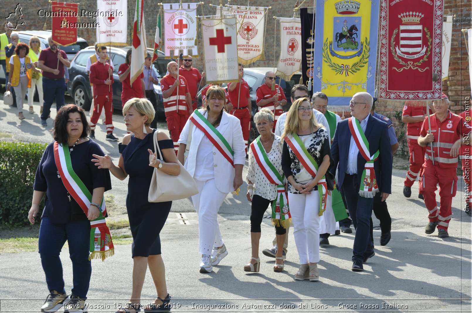 Piov Massaia 15 Settembre 2019 - Inaugurazione Automezzi dono dei Lions - Croce Rossa Italiana