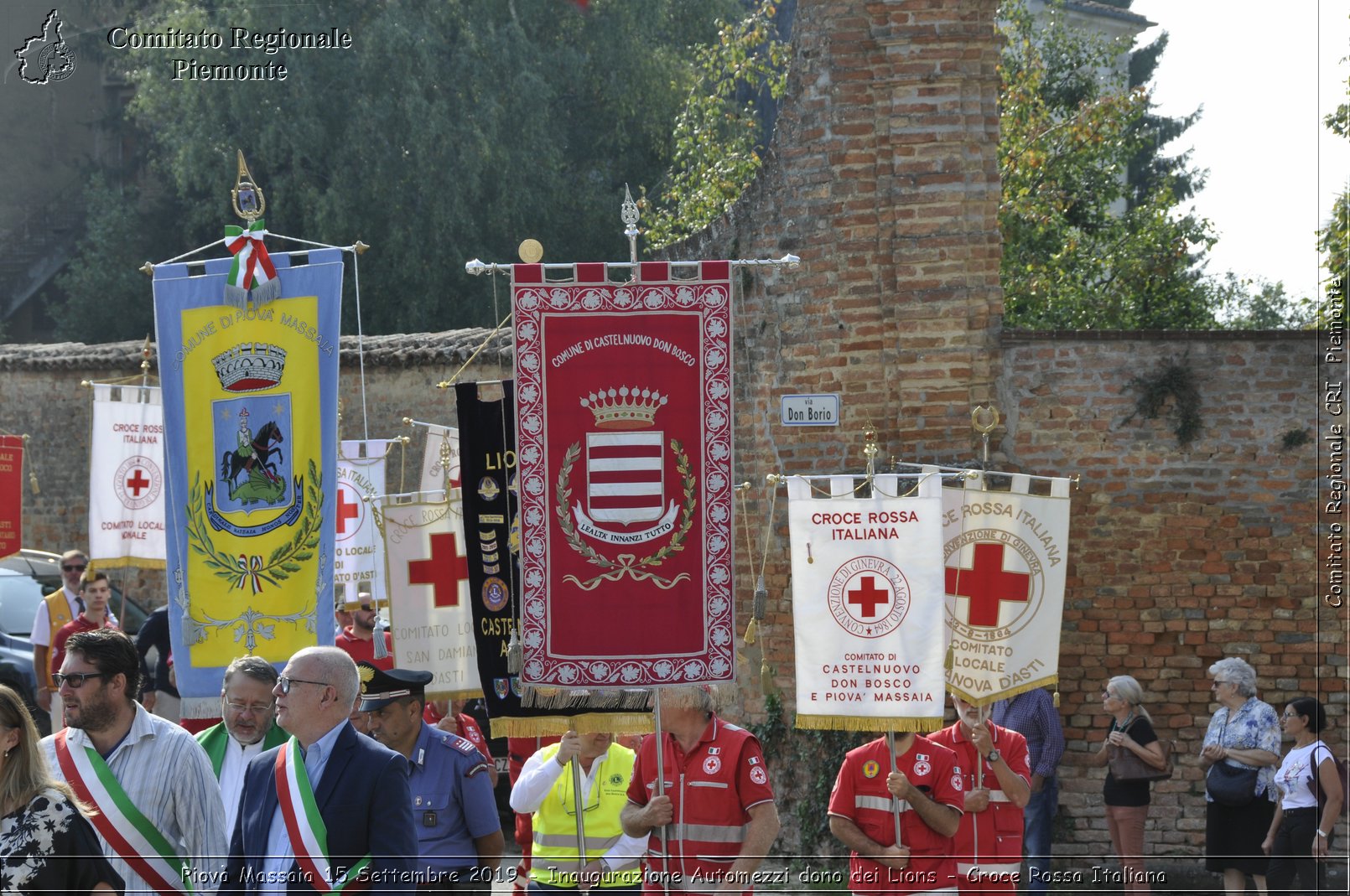 Piov Massaia 15 Settembre 2019 - Inaugurazione Automezzi dono dei Lions - Croce Rossa Italiana