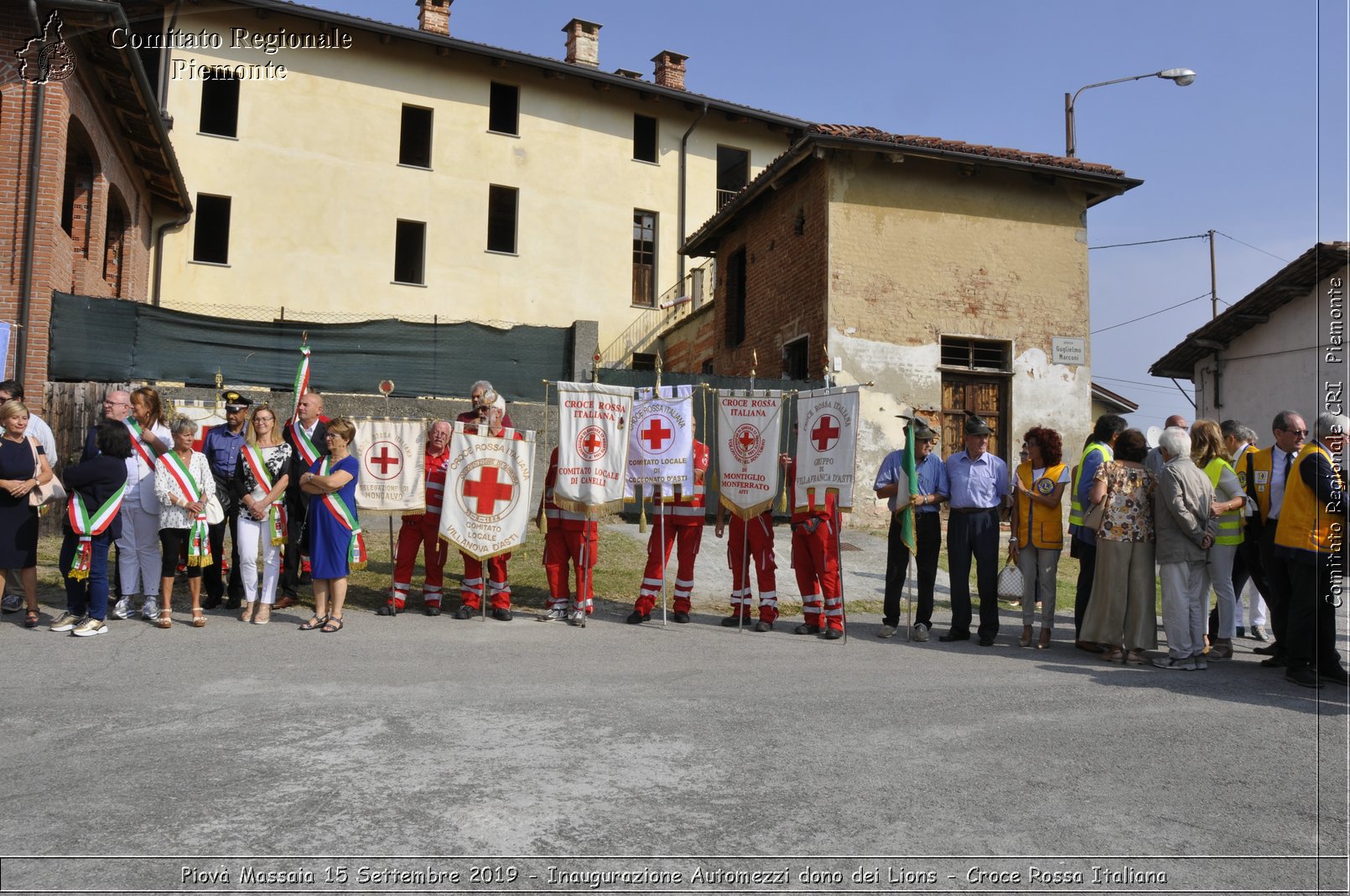 Piov Massaia 15 Settembre 2019 - Inaugurazione Automezzi dono dei Lions - Croce Rossa Italiana