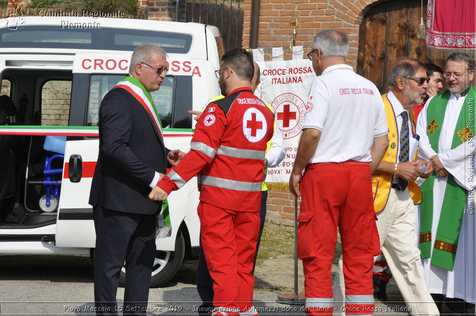 Piov Massaia 15 Settembre 2019 - Inaugurazione Automezzi dono dei Lions - Croce Rossa Italiana