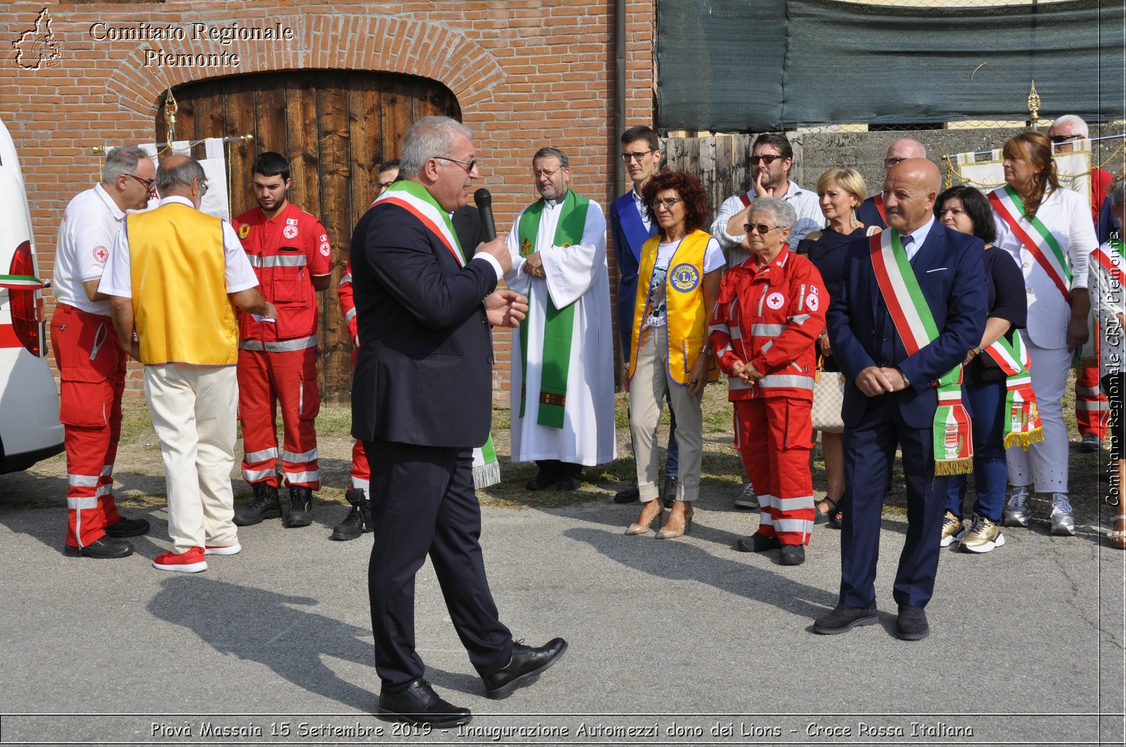 Piov Massaia 15 Settembre 2019 - Inaugurazione Automezzi dono dei Lions - Croce Rossa Italiana