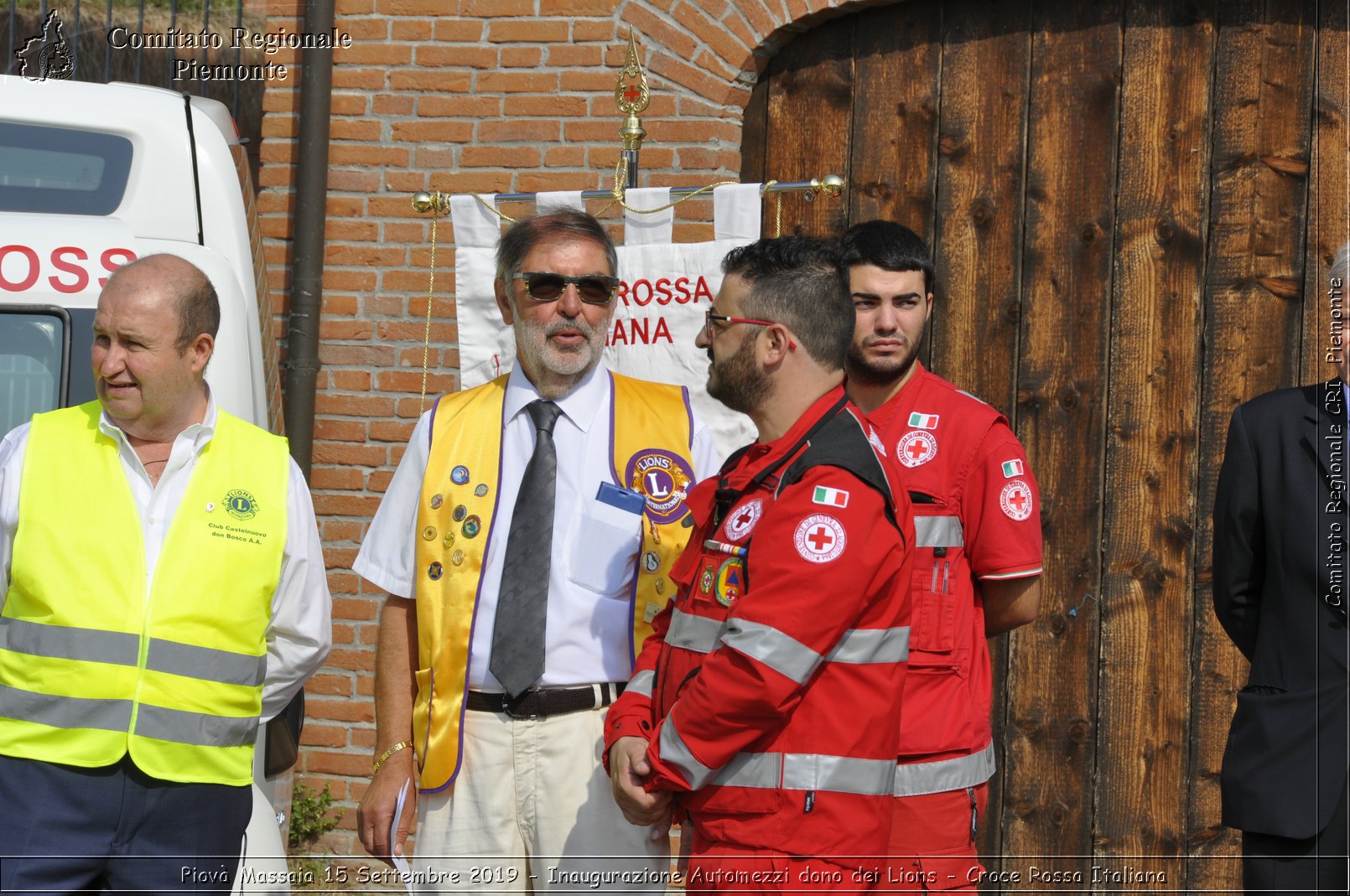 Piov Massaia 15 Settembre 2019 - Inaugurazione Automezzi dono dei Lions - Croce Rossa Italiana