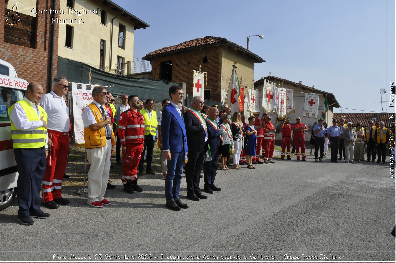 Piov Massaia 15 Settembre 2019 - Inaugurazione Automezzi dono dei Lions - Croce Rossa Italiana