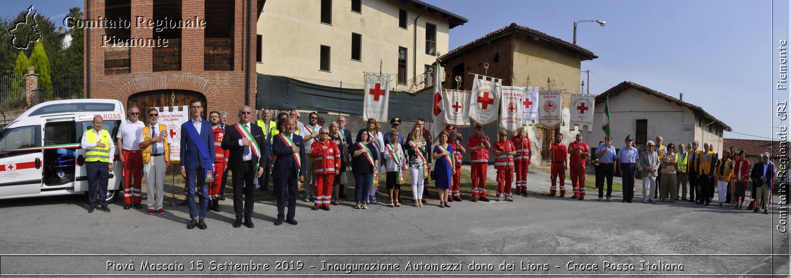 Piov Massaia 15 Settembre 2019 - Inaugurazione Automezzi dono dei Lions - Croce Rossa Italiana