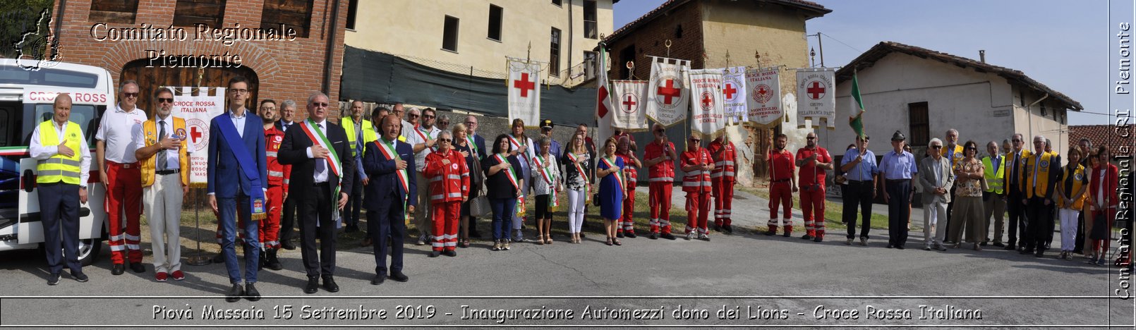 Piov Massaia 15 Settembre 2019 - Inaugurazione Automezzi dono dei Lions - Croce Rossa Italiana