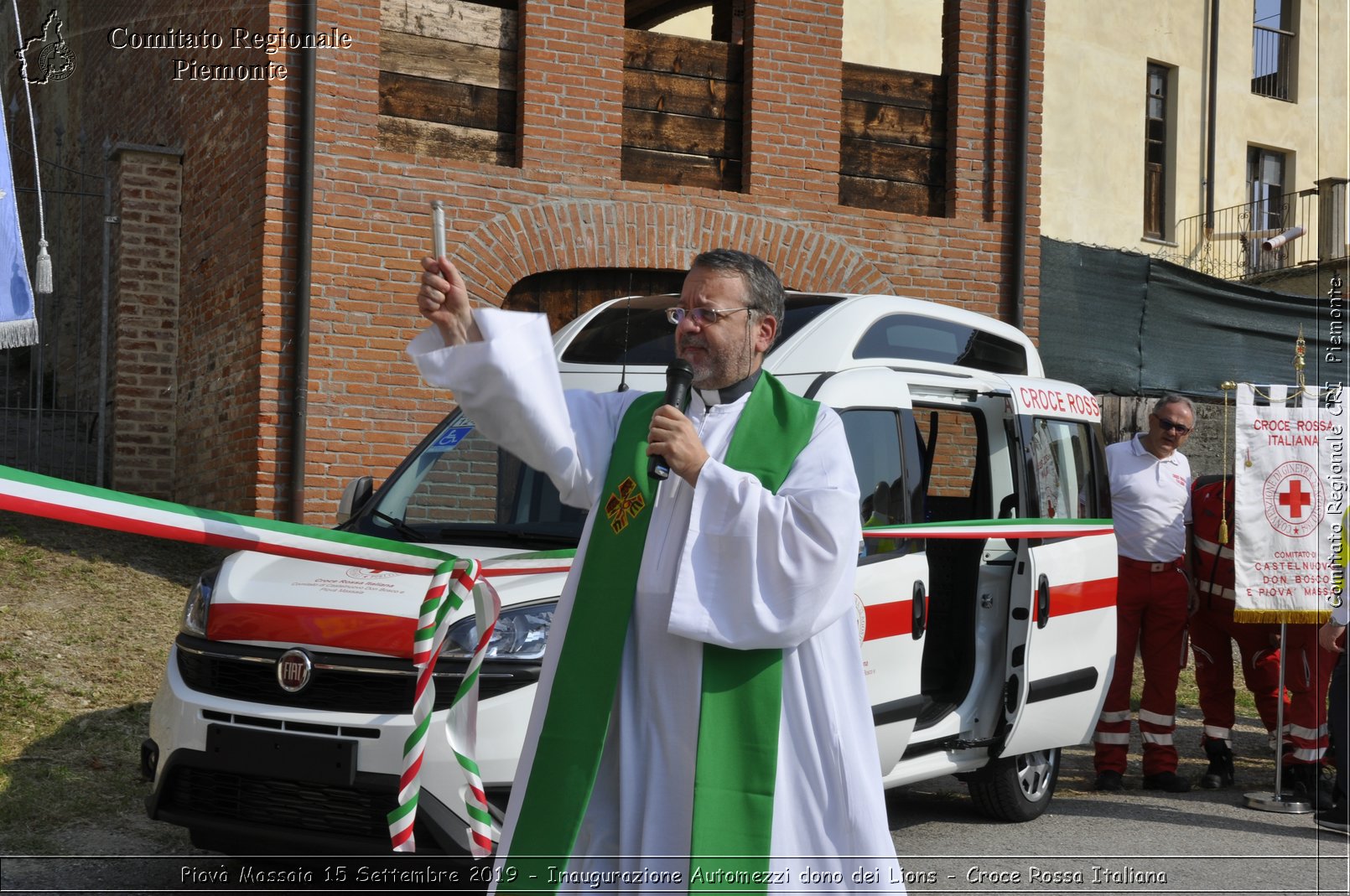 Piov Massaia 15 Settembre 2019 - Inaugurazione Automezzi dono dei Lions - Croce Rossa Italiana